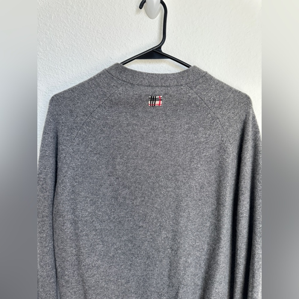 Burberry Men’s Cashmere‎ Grey Button-Front Cardigan fits Medium - Picture 5 of 13